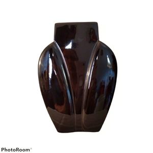Vintage Royal Haeger black vase